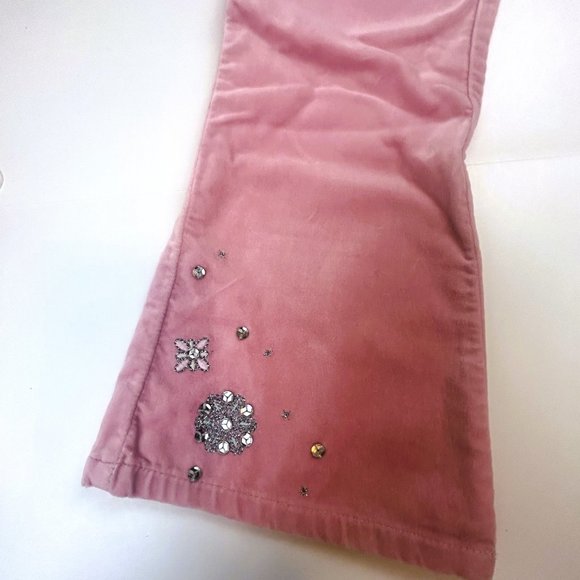 NWT Gymboree Girl Sequin Snowflake Velveteen Pant & Snowflake Sequin Sweater 6 - Picture 4 of 10
